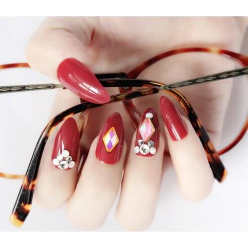 Mixed Colorful Rhinestones for Nails 3D Crystal Hot Selling Simple Portable Lightweight Flashlight Nail Art Decorations