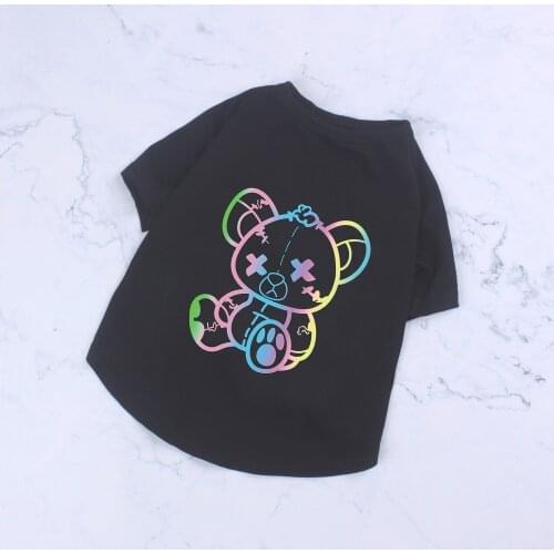 Summer Dogs Jersey Small Large Dogs Shirts For Pets Clothes Balldog Female Male Dogs Vest B1309