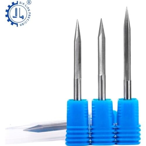 JIALING 1PC 4mm Two Flutes Carbide router Bits for woodworking tool straight bit for wood
