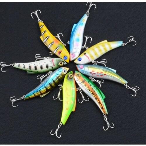 1Pcs VIB Vibrate Pike Fishing Lure Baits Kit 9cm/26.5g Lifelike Crankbait Artificial Hard Vibrator Bass Bait Wobbler For Fishing