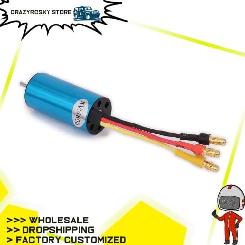1PC 2040 Inner Runner Brushless Motor 4800Kv For Rc Hobby Model Car 1/18 Fs Racing Big Foot Monster Truck 736096 Hopup Parts