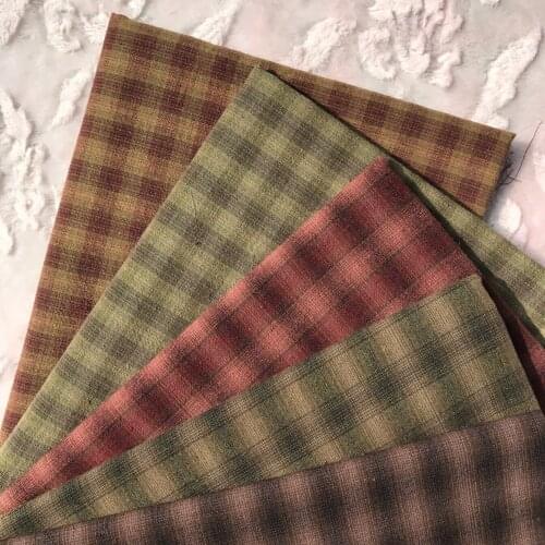 50*70cm Made Doll Clothes Handmade Patchwork Brocade Fabric Piece Craft Materials Multicolored Cloth Japanese Patchwork Plain