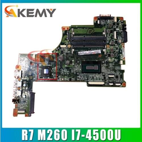 Akemy A000295850 DABLIDMB8E0 For TOSHIBA Satellite L50 L50-B L55 L55-B laptop motherboard R7 M260+SR16Z I7-4500U CPU