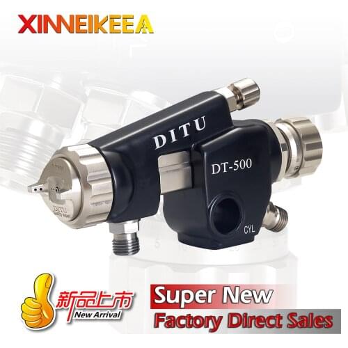 New WA-101 Automatic Spray Gun Forged Gun Body With Fine Tuning Laser Digital Scale 316 Stainless Steel Nozzle 1.0 1.3 1.5mm