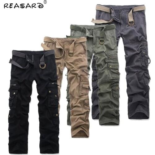 Autumn New Fashion Autumn-Summer Army Green Camouflage Pants Loose Jeans Baggy Cargo Pants For Unisex Women Men