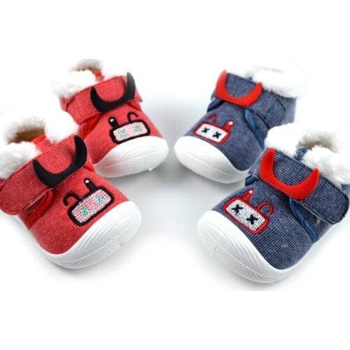 DOGEEK Baby Toddler Kid Girl Shoes Winter Boots Soft Sole Walkers Sweet Princess Newborn Baby Girls First Winter Infant Footwear