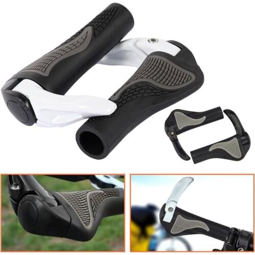 Aluminum horn Handlebar Road Cycling Mountain Mtb Bike Bicycle Lock-on Ergonomic Handlebar Cover Handle Bar End Iner 22mm
