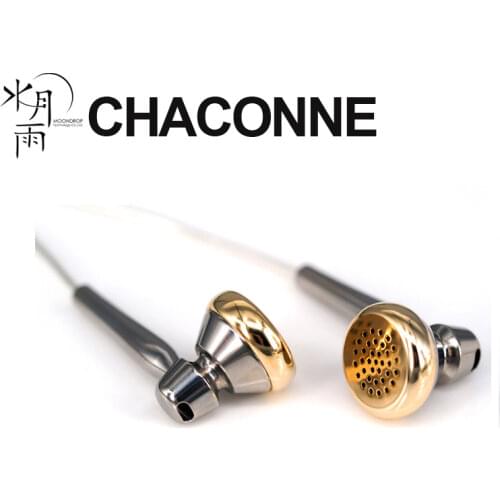 Moondrop CHACONNE flagship flat-head earphone Dynamic Earphones Titanium Shell & LCP Diaphragm HIFI Earbuds