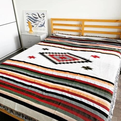 Mexican living room decoration blanket throw Bedspread sofa cover outdoor leisure blanket for picnic ethnic Nordic rug