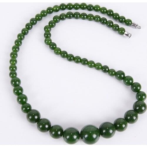 Fashion Round Bead Light Yellow Stone Necklace Natural Stone 6-14mm Yoga Balance Reiki Healing Women Jewelry J007