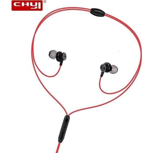 CHYI In Ear Neckband Headphones Wired Handsfree Gaming Headset Sweatproof Earphones With Microphone Earbuds For Smartphone Ipod