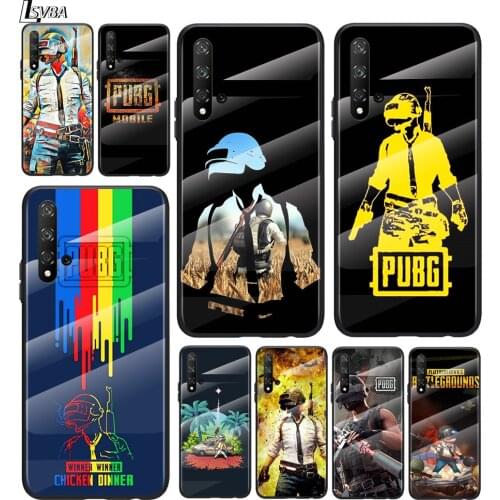 Popular Games PUBG For Honor 30 20 10 9X 8X Pro Plus Lite Tempered Glass Hot New Shell Luxury Cover Phone Case