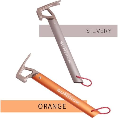 Portable Camping Hammer Outdoor Tent Stakes Extractor Ground Nails Pins Remover Accessories