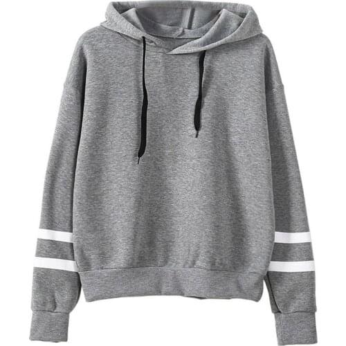 Hoodie Sweatshirts Harajuku Women Casual Long Sleeve Clothes Autumn Winter Fleece Lined Hoody Fashion Hip Hop Tops Streetwear