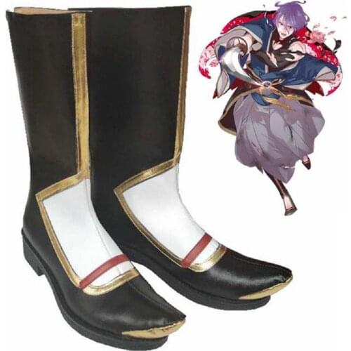 Unisex Anime Cos KATSUGEKI/TOUKEN RANBU Kasenkanesada Cosplay Costumes Boots Shoes Halloween Christmas Party Custom Made