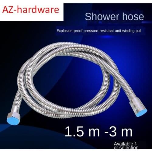 Plumbing Hoses Shower hose stainless steel encrypted explosion-proof shower head water pipe nozzle connection pipe fittings