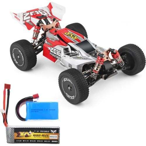 Wltoys XK 144001 High Speed 60km/h Off-Road Truck 2.4GHz 4WD Electric Car with 7.4V 3000mAh Battery Metal Chassis Buggy RTR