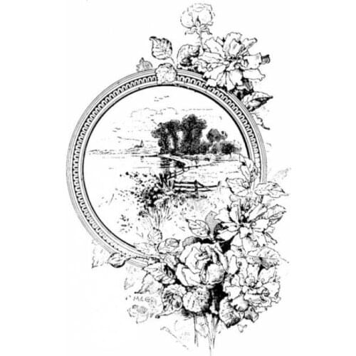 Background Transparent Clear Silicone Stamp/Seal for DIY scrapbooking/photo album Decorative clear stamp