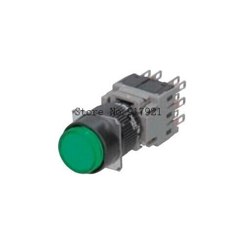 [ZOB] AH164-L reset the import of Japanese Fuji fuji illuminated pushbutton switch AH165-L round stud 22mm --10pcs/lot