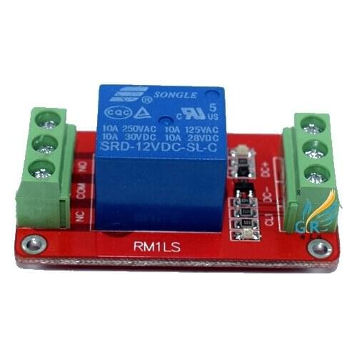 10pcs 1 channel Relay Module 10A PCB Terminal Board NC low level Trigger Control / 5V, 12V, 24V optional