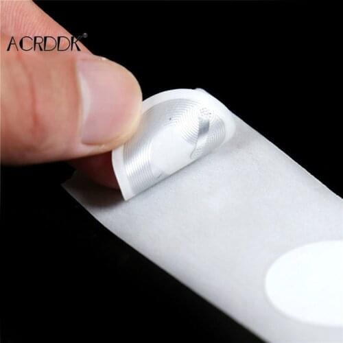 10pcs NFC Tags Sticker 13.56 MHZ 25mm Chip Universal Durable For Mobile Phone FC