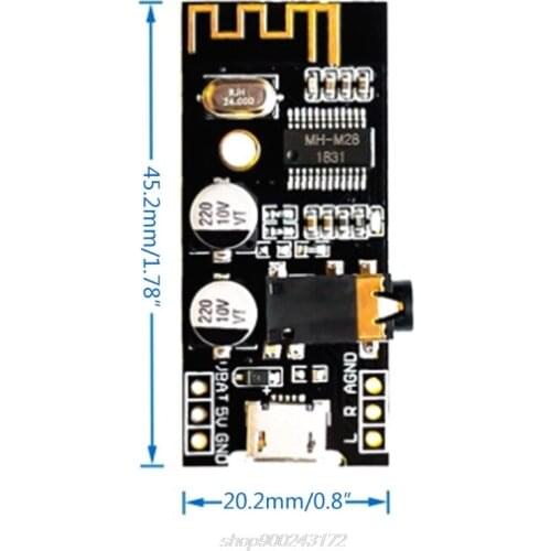 3pcs M28 Wireless Bluetooth MP3 Audio Receiver Board BLT 4.2 mp3 Lossless decoder Bluetooth 4.2 Audio Receiver M12 21 Dropship