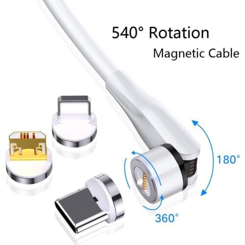 3A Magnetic Data Cable for Samsung Galaxy Note20 Magnet USB Type-C Cable for iPhone 12 Magnetic Charger For Samsusng A41 Cable