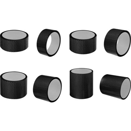 3D Car Protect Sticker Tape Accessories Car Trunk Auto Carbon Fiber Vinyl Car Sticker DIY Door Sill Side Mirror Anti Scratch