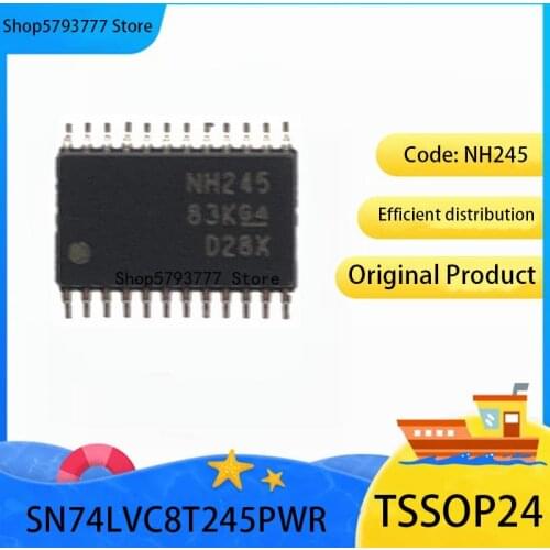 10PCS-100PCS Brand new original authentic SN74LVC8T245PWR TSSOP-24 SN74LVC8T245 TSSOP24 Code: NH245 level shifter chip