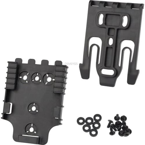 Tactical Gun Holster Adapter Quick Locking System Kit Durable Quick Release Buckle Set Quick Plug Unplug Gun Accessories