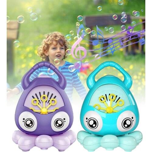 Automatic Bubble Machine Guns Soap Bubble Blower Automatic Octopus Bubble Blower Kids Bubble Maker Juguetes Brinquedos Toy