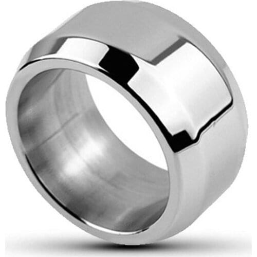 Penis Bondage Lock Cock Ring Male Metal Ball Scrotum Stretcher Delay Ejaculation BDSM Sex Toy For Men Dick Ring Adults Erotic