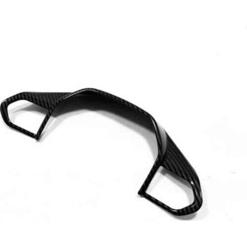 For Peugeot 508 2019 1PC ABS Car Interior Steering Wheel Cover Trims Stickers Accessories Car Styling Moldings