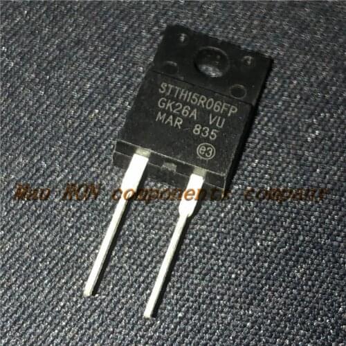 10PCS/LOT STTH15R06FP TO-220F 600V 5A LCD commonly used fast recovery diodes