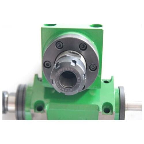 ER25 Spindle Unit 2HP 3000rpm Power Head Flange for CNC Milling Machine
