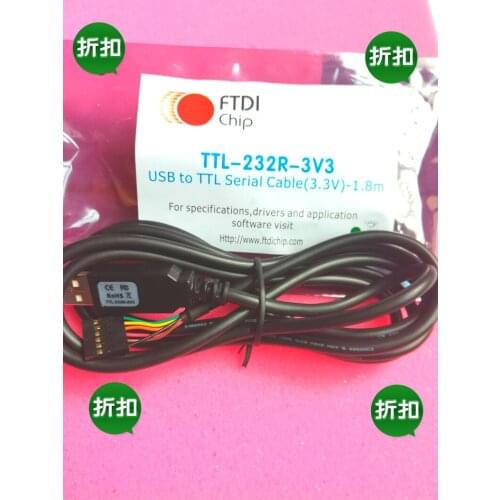 FTDI TTL-232R-3V3 USB to Serial Cable Assembly UART Conver