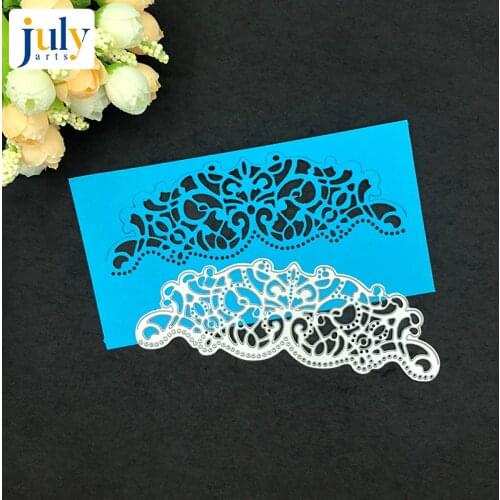 Julyarts Lace Border Style Embossing Cutting Scrapbooking Dies for Wedding Invitation Card Making