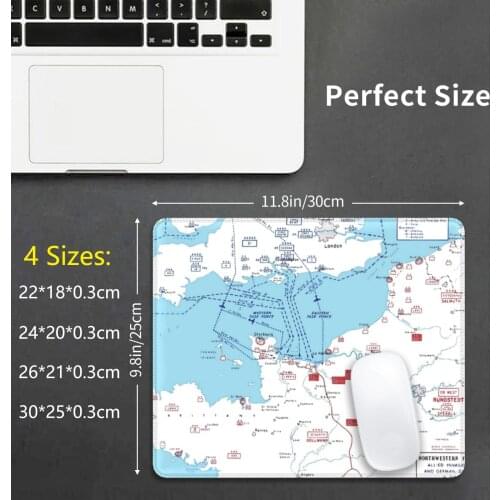 D-Day Allied Invasion Of Normandy Map-D-Day Map Mouse Pad DIY Print Map Normandy France America