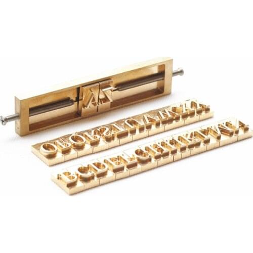 Brass flexible letters,CNC engraving mold ,hot foil stamping machine,number,alphabet,symbol customization font,Character mold