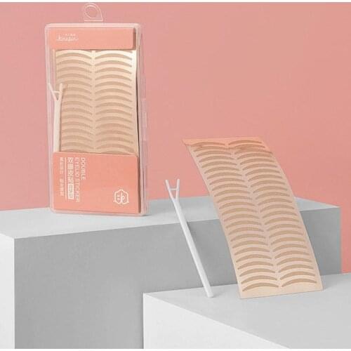 Lace Double Eyelid Stickers Crescent Shape Natural Tools Tape Eyelid Invisible Makeup Curved A6W8
