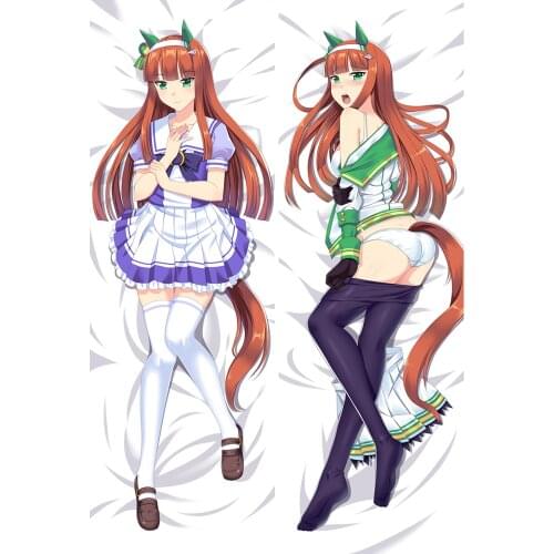 Anime Pretty Derby Silence Suzuka Dakimakura Hugging Body Pillow Case Throw Pillow Cover Home Decorative High Quality