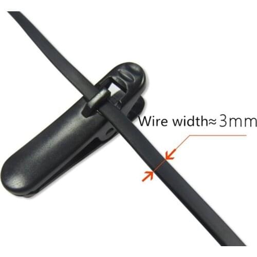 Portable 2 Pairs Earphones Cable Cord Wire Clip Clamp Holder Management Clip for JBL T110 BT T205 T110BT Wireless Headset