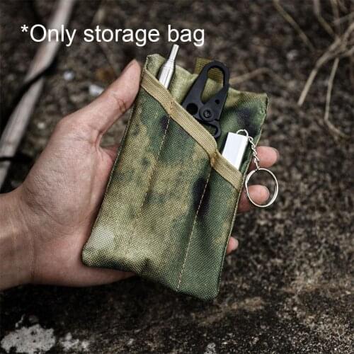 EDC Portable Outdoor Sports Camouflage Belt Bag Tactical Coin Tactical Purse Bag Tool Hunt Camping Hand Running Storage Supplies