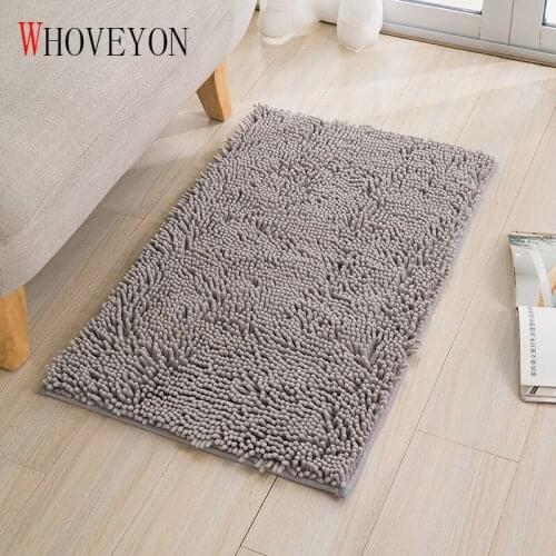 Household Doormat Living Room Bedroom Floor Mat Bathroom Non-slip Mat Bathroom Door Mat Foyer Mat Super Absorbent Kitchen Carpet