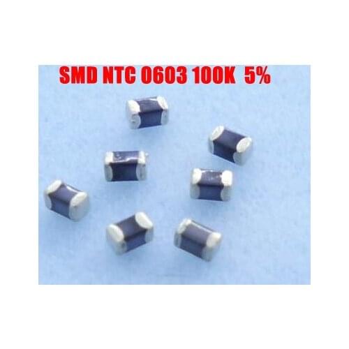 Free shipping 4000pcs/lot B3435 SMD thermistor ntc 0603 100K 5% ntc temperature sensor 100K NTC 3435