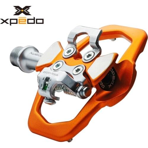 Xpedo XCF12AC Ultralight 295g Mountain Bike Clipless Pedal with 3 Bearing High Strength alloy MTB bike self-locking pedals