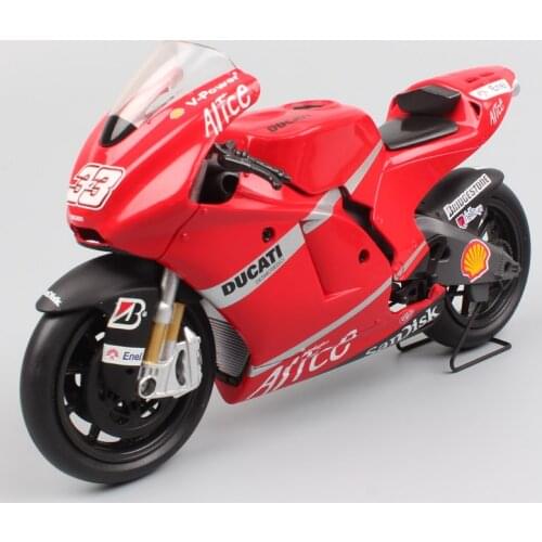 1:12 Newray Moto 2008 moto racing bike ducati Desmosedici GP8 No.33 Marco Melandri Scale Vehicle motorcycle GP Diecast model toy