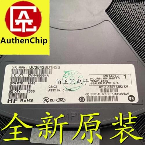 10pcs 100% orginal new in stock UC3843BD1R2G UC3843 SMD SOP-8 switching controller chip
