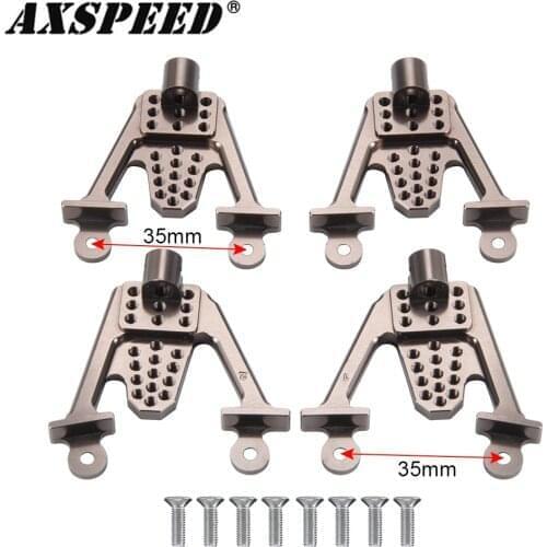 AXSPEED RC Car Front & Rear Shock Absorbers Shock Towers Mounting Post LIFT Shocks for 1/10 RC Crawler Axial SCX10 Upgrade Part