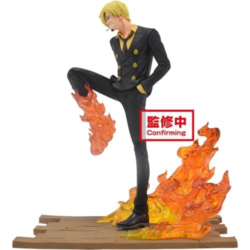 Bandai One Piece 15Cm Sanji Anime Figure Model Japanese Anime Figurine Characters PVC Model Collectible Toy Ornament